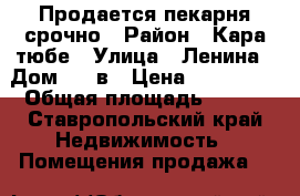 Продается пекарня срочно › Район ­ Кара тюбе › Улица ­ Ленина › Дом ­ 43в › Цена ­ 600 000 › Общая площадь ­ 270 - Ставропольский край Недвижимость » Помещения продажа   
